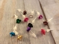 Preview: Mini Metall Blumen Ohrstecker Blüte Rose